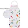 Athbavib Kids' Apron, Cute Dinosaur, White, with Triangle Scarf and Pockets, Adjustable, 50*60cm, Waterproof Cotton, Easy Care, for Boys and Girls, Ki