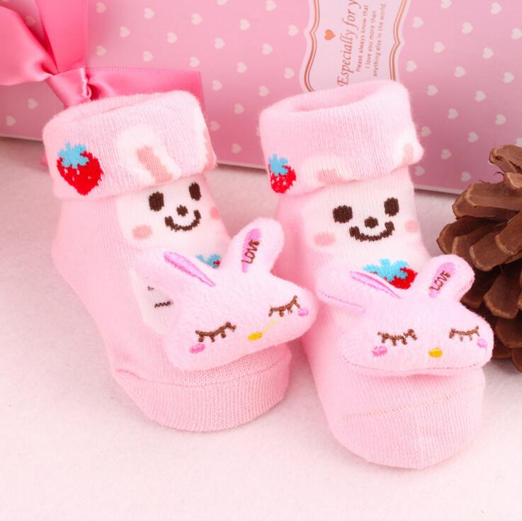 Baby Socks Toy Slipper Girls Boy Newborn Accessories Anti Slip Toddlers Gift Clothes Kids Infant Stuff Children With Bell Animal