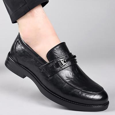 Mode Herren formale Halbschuhe Klassischer Retro-Design-Stil Freizeit Business Outdoor Party Tägliches Büro Erwachsene Elegante Qualitätslederschuhe