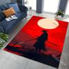 Japanese Bushido Carpet for Living Room Bedroom Bedside Floor Mat Sofa Table Area Rugs Home Decor Large Size Luxury Gift