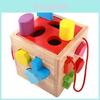 Wooden Shape Matching Puzzle Toy For Babies Age 6 To 12 Months