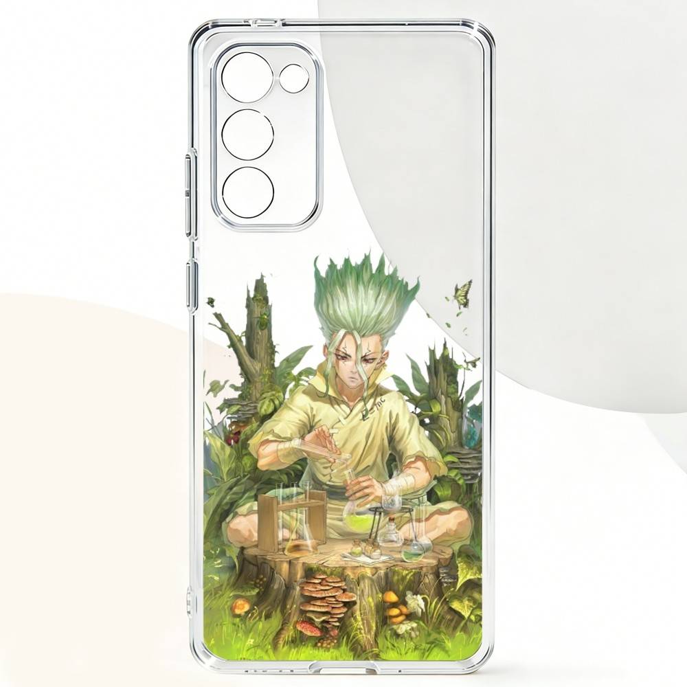 Manga Dr.Stone Senku IshigamiPhoneCase For Samsung Galaxy A,71,70,52,51,40,31,50,50S,30S,21S,12,10,Note20ultra Transparent Cover