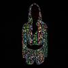 Women's Reflective Mushroom Print Hoodie - Trendy Colorful Pullover Top