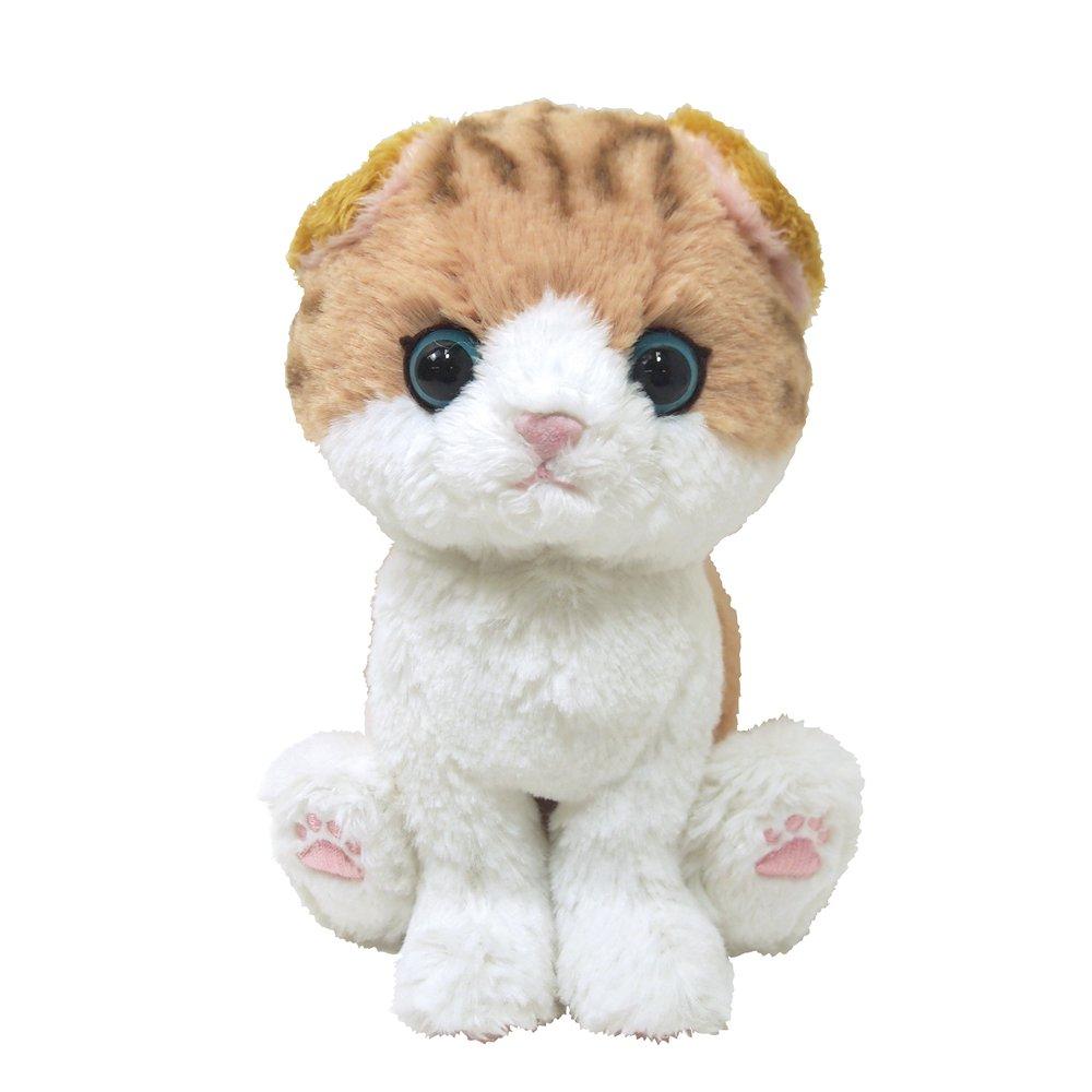 Sunlemon Kitten Scottish Fold Brown x 8 x cm Stuffed Animal Cat 16.7 18.4 P-4222