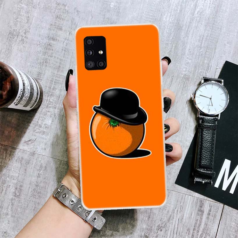 

Чехол для телефона из пленки «Заводной оранжевый» для Samsung Galaxy A12 A22 A32 A42 A52 A72 A51 A71 5G A41 A31 A21 A02S M12 M21 M31 M30S Samsung A22 4G