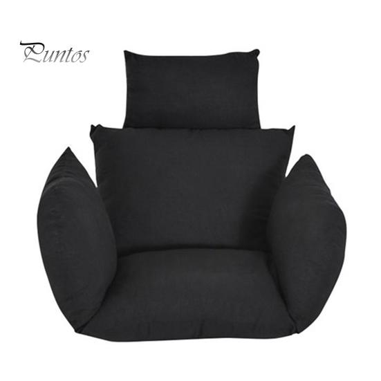 Egg Chair Cushion Swing Chair Cushion with Headrest Washable Hanging Basket Seat Cushion Replacement for Patio Garden Egg Chair