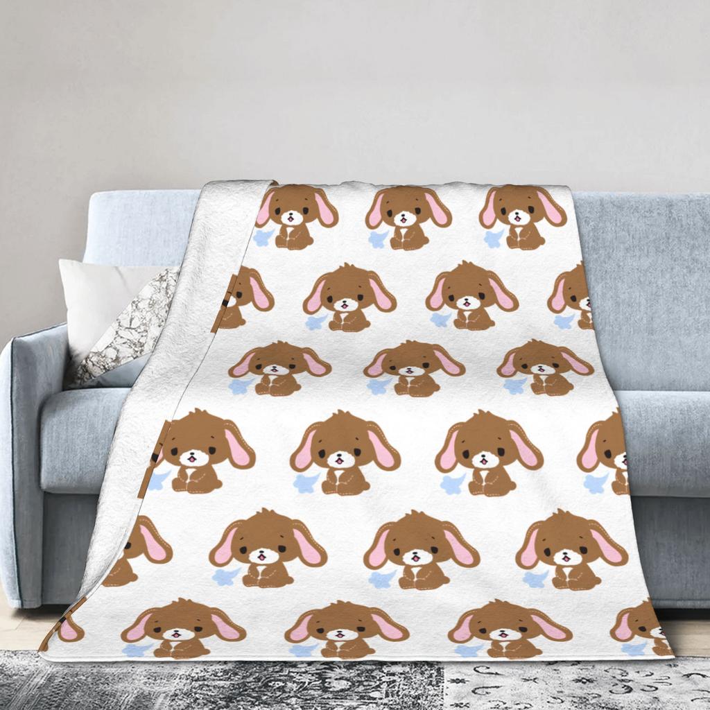 Sugarbunnies Shirousa Kurousa Cutecore Jojifuku Pinkcore Decke Fleece Warme Überwurfdecke für Auto Sofa Couch Schlafzimmer Steppdecke