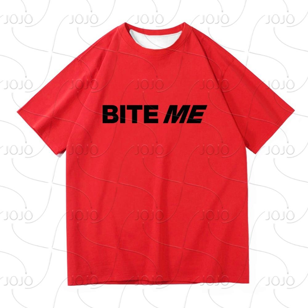 Reneé Rapp Bite Me TShirt 2025 Retro Fashion Men/women Clothing Retro Harajuku Quick Drying Clothes Vintage Hiphop T-Shirts