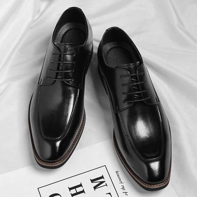 Zapatos de hombre talla grande zapatos de cuero moda hombres zapatos de vestir de negocios tendencia zapatos de caballero británico zapatos de boda
