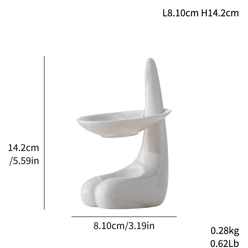

Креативные подсвечники Успокаивающие эфирные масла Ароматерапия Подогреваемый диффузор благовоний Белый керамический подсвечник Украшения для дома