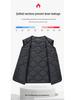 Men's Lightweight White Duck Down Vest - Solid Color, Sleeveless, Versatile, Warm Inner Layer for Autumn/Winter.