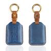 Genuine Leather Car Key Cover for GMC RAM Dodge 4/6 Button Remote Key