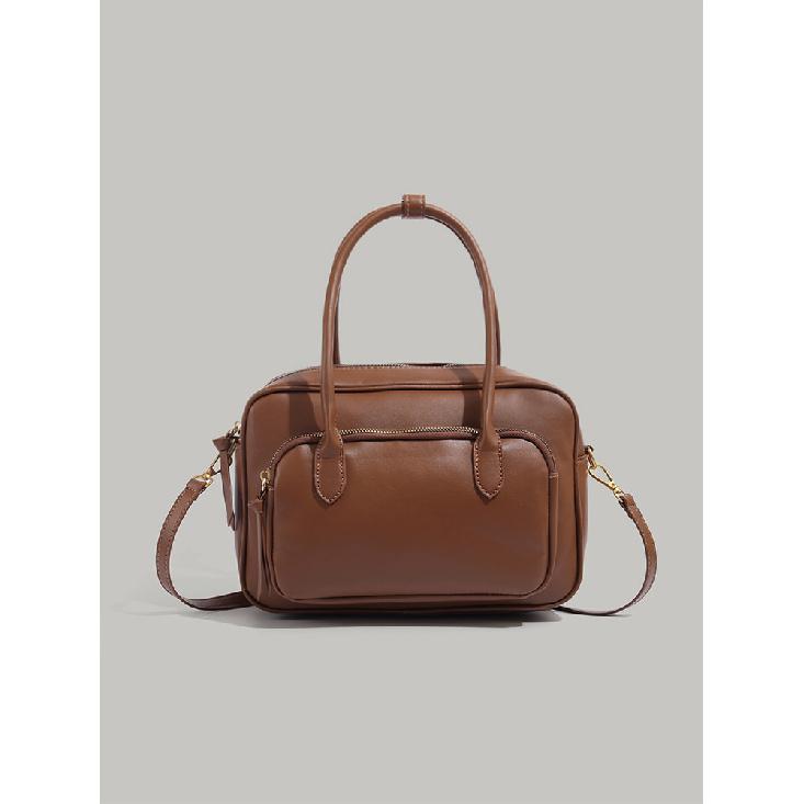 

2024 Autumn Winter New Vintage Style Handbag for Women, Small Tote Bag for Work, Commuting, and Outings, Single Shoulder Crossbody Bag Trendy коричневый