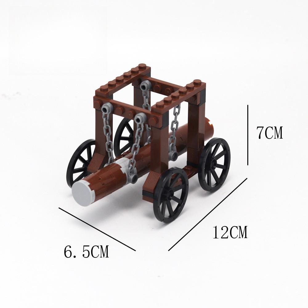 MOC Siege Model Crossbow Model Medieval Weapons Building Block Chariots Siege Engines Bricks Parts Accessories DIY Gifts