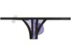 Size Convex Full 3D Stitching G-Station Men's T-Back, M, Purple, STC, Front, Seam, Men's Underwear,