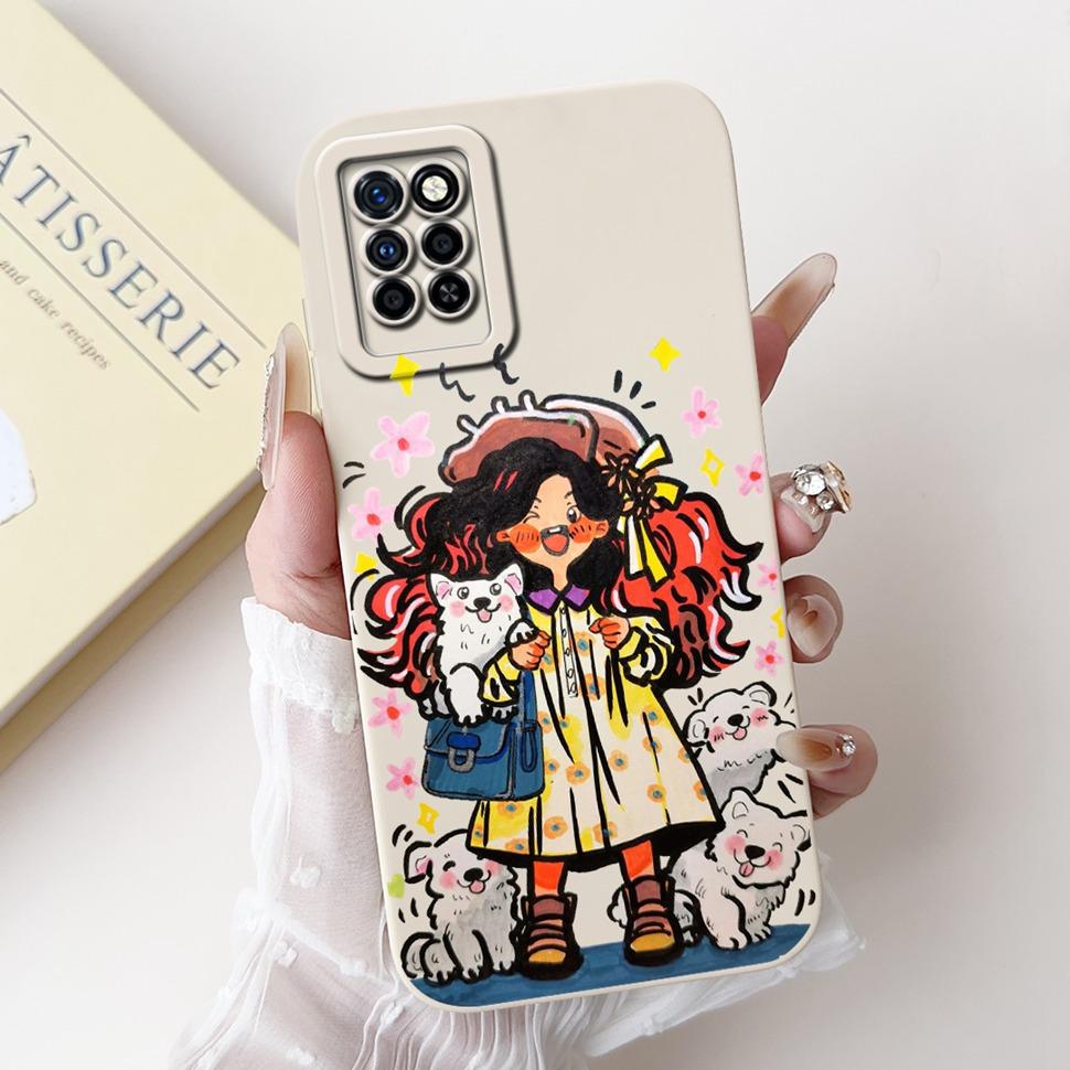 For Infinix Note 10 Pro Case X695 X695D Beautiful Flower Soft Silicone TPU Phone Cover For Infinix Note 10 Note10 Pro Case Funda