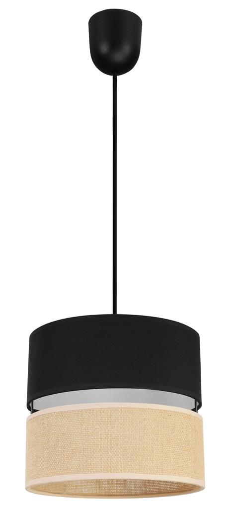 Hanging Lamp, Ceiling Chandelier, Lampshade 20Cm, Black