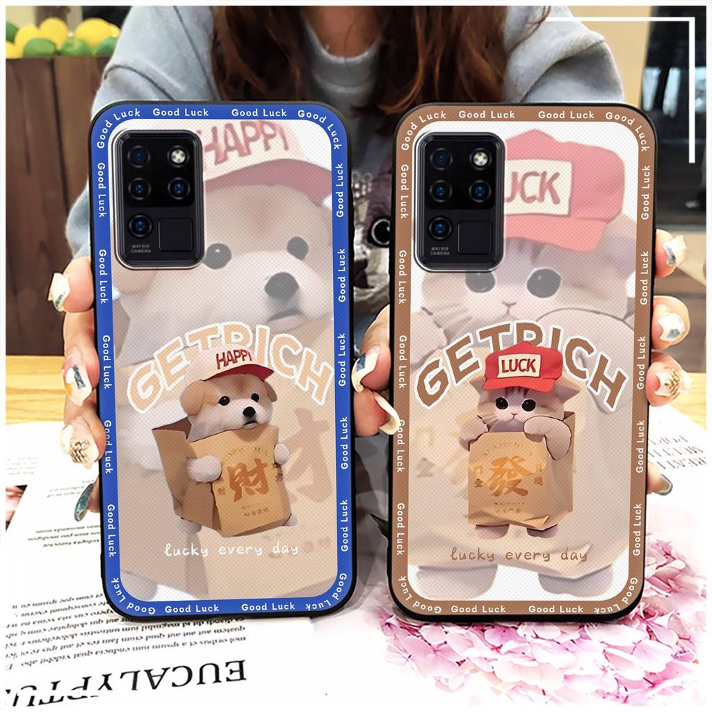 Back Cover Silicone Phone Case For Oukitel C21 Durable Phone Pouch Dirt-resistant Graffiti Full wrap Cute Anti-dust TPU
