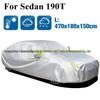 190T Thickened Car Umbrella: Rain, Snow, Dust, and Sun Protection Cover