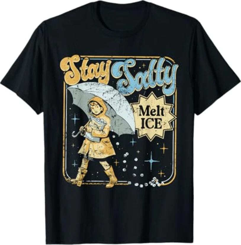 Stay Melt ICE Salty Political Retro T-Shirt 2XL