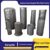 304 Stainless Steel Perforated Corrosion-Resistant Filter Cartridge with Round Holes