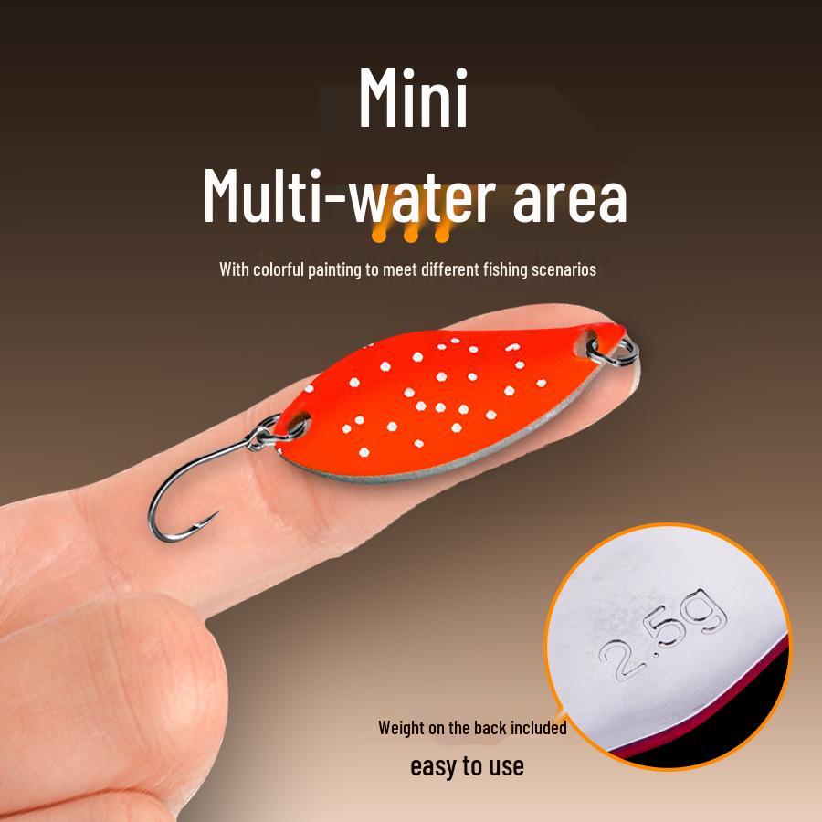 Sunflower Seed Sequin Stream Lure Set: Conola Color with Striped Horse Mouth Design