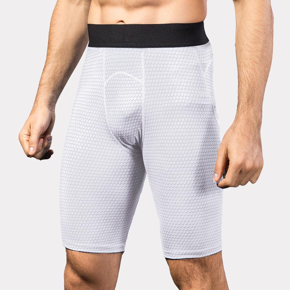 

Men s 3D Printed Quick-Dry Elastic Training Shorts 4005 XL