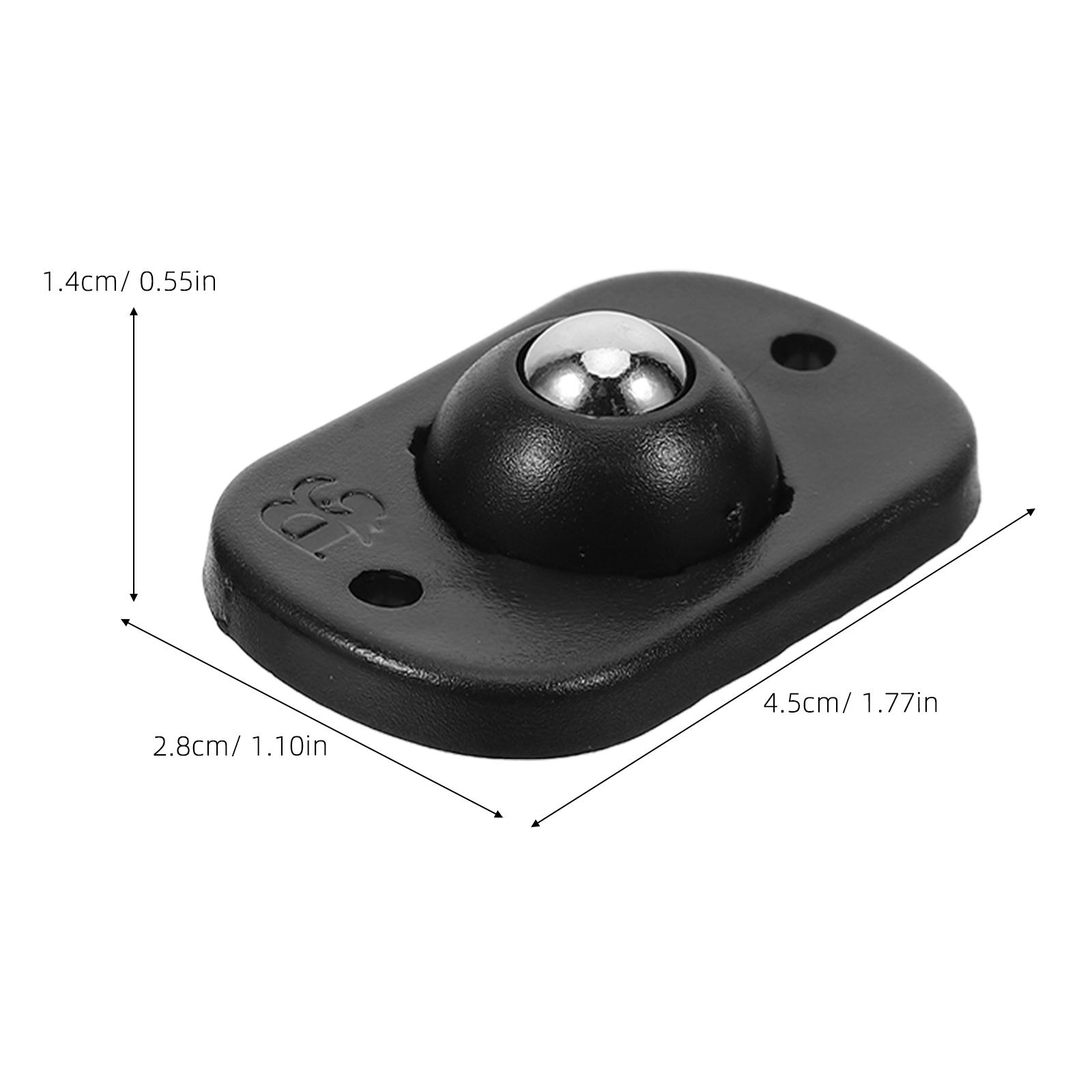

8Pcs Silent Caster Wheels Self Adhesive 360 Degree Swivel Universal Roller for Furniture Appliances Storage Boxes Heavy Duty чорний