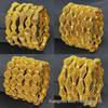 24k Gold Carved Buckle Bracelet: Fade-Resistant Women's Middle East Dubai Jewelry In Vietnamese Sand Gold
