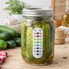 Instant-Read Fermentation Jar Thermometer Patch Heart Change Color Thermometer  Coffee Cup