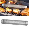 Grilled Meat Chicken Smoker Tube Refillable Wood Chip Cold Hot Smoking Tube for BBQ Camping