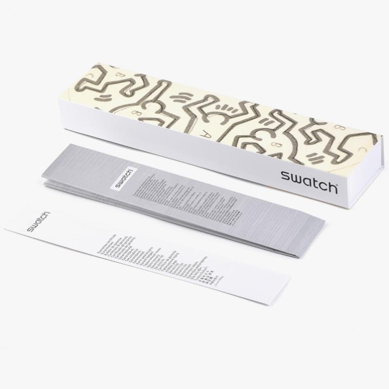 Swatch So29z145 Keith Haring Break Free From The Archive Public Urethane Watch