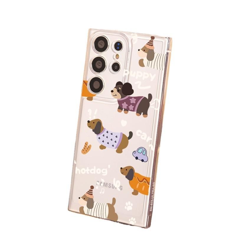 Dachshund Dog Samsung S11ultra Mobile Phone Case GalaxyS11ultra Transparent S11 Soft A11/a11