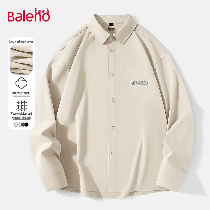 Baleno Men's Lightweight Casual Long Sleeve Shirt