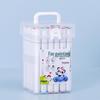 Triangular Barrel Double-Ended Acrylic Art Washable Markers - Boxed Set
