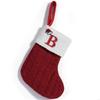 Thick Knitted Holiday Alphabets Bags Multiuse Christmas Decorations And Present Holders