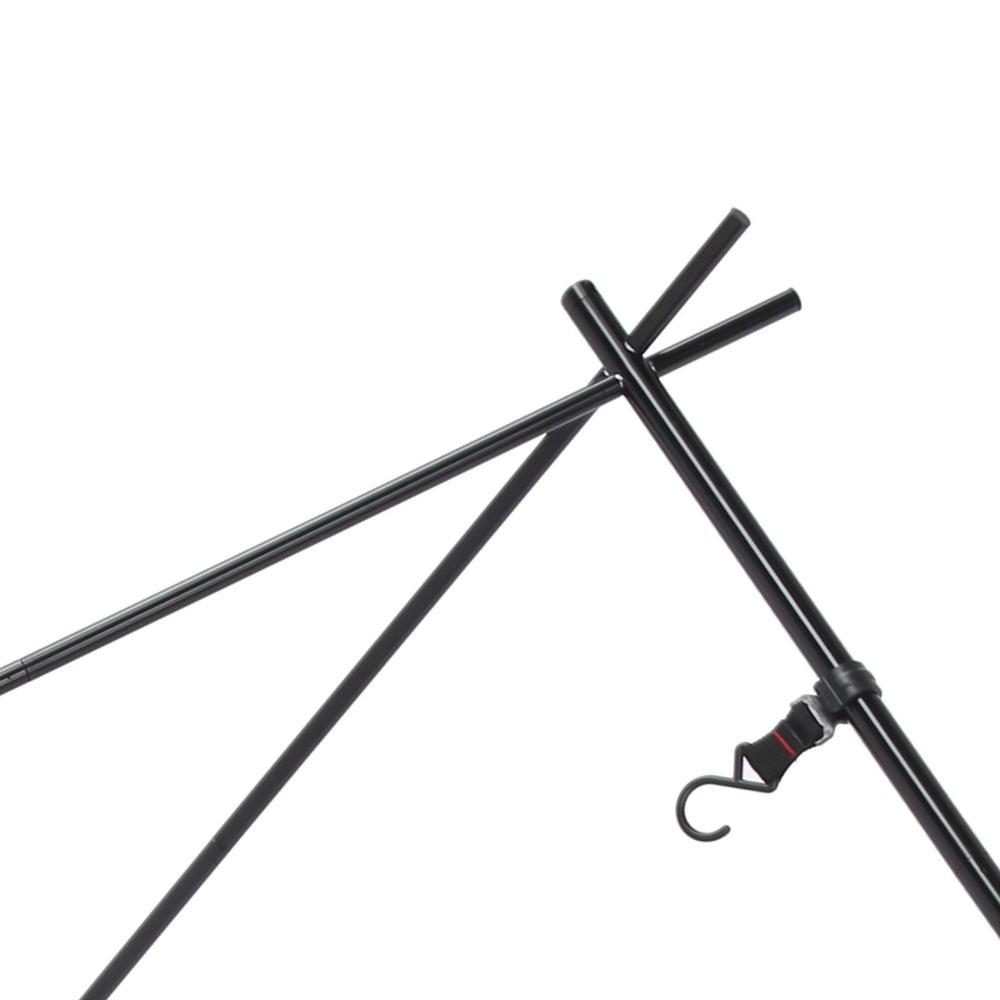 Aluminum Alloy Triangle Storage Tripod Multifunction Cookware Hanger Folding Hanging Rack  Picnic