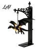 Magische Bücherregal Dekoration Fliegende Drachenlampe Warmes Hänge-Nachtlicht Fantasy-Skulptur mit Ständer Lese-Ecke Dekor Einzigartiges Geschenk für