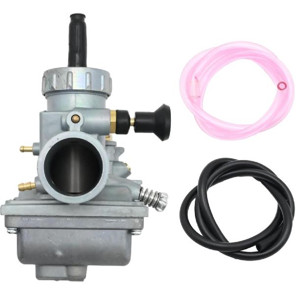 Carburetor W/Hose Compatible With Kawasaki KX65 KX80 Suzuki RM65 RM80 RM85 Yamaha YZ80 YZ85