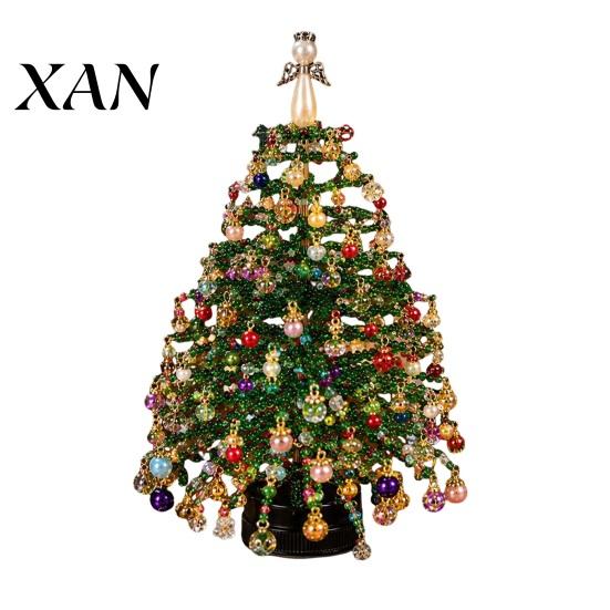Bead Crafting Kits for Adults DIY Beaded Christmas Tree Kit, Handmade with LED Lights, Festive Gift Ideas Holiday Craft Project, Kit Adults,