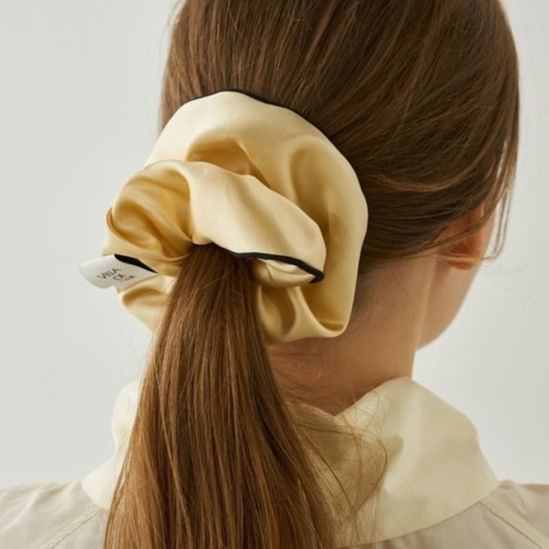 VILLA DE SILK Line Silk Schruchie (4colors)