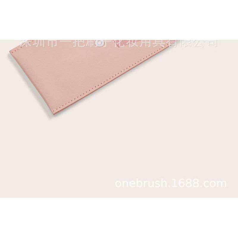 Strich der Schönheit - Kosmetikpinseltasche aus Kunstleder