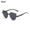 1pc UV400 Protection Square Rimless Sunglasses Women Tinted Frameless Eyewear Summer Vintage Transparent Gradient Sun Glasses