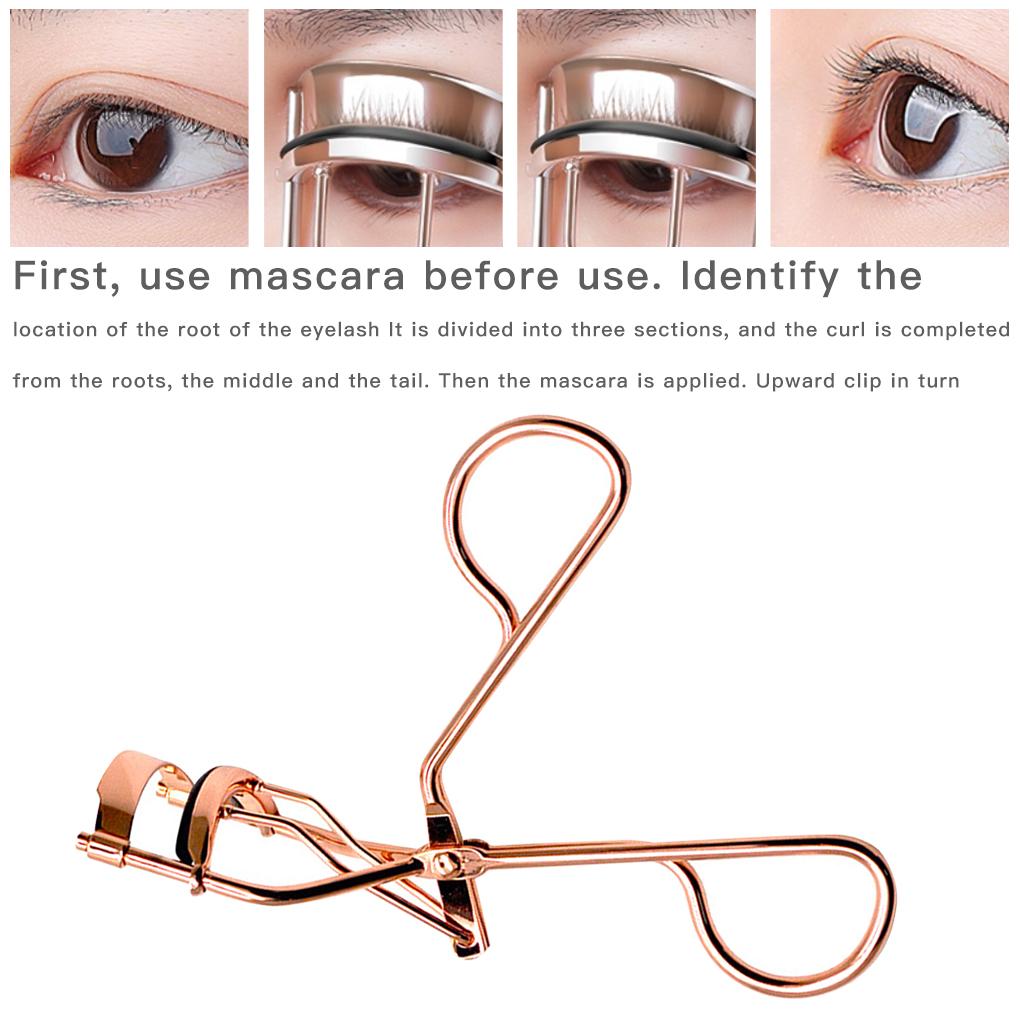 2PCS Eyelash Curler Eyelash Curling Tool Portable Cosmetic Makeup Curler