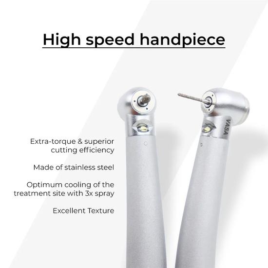 Waldent Premium Led Airotor Turbine And Cartridge - Vasa Series