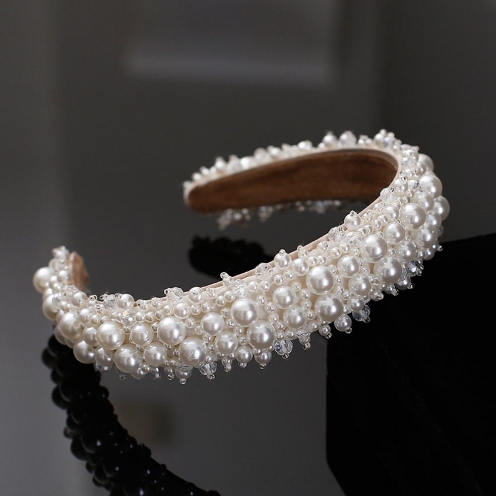 1 Piece Bridal Headband, Bridal Wedding Beaded Headband, Suitable for Formal Occasions and Bridal Hair Accessories