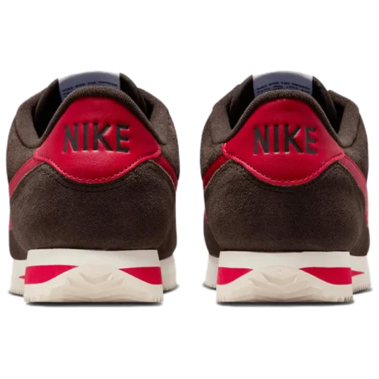 Nike Cortez Velvet Brown University Red Women Sneakers Sail IB1857-200