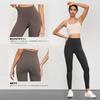 IRCOLVE Yoga and Stretchable for Beautiful Legs Women's Leggings, High-Waisted, Moisture-Wicking, Quick-Drying, (XL, Gray)