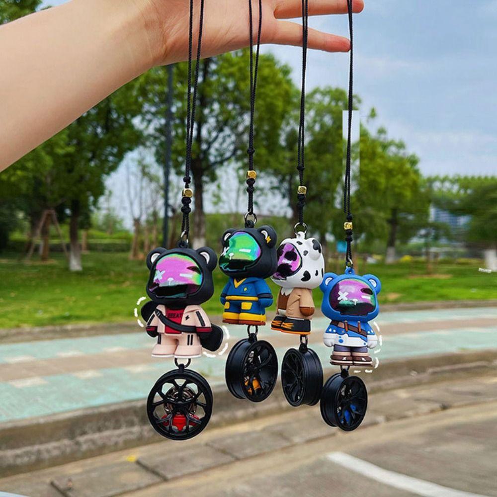 

Seat Exquisite Car Pendant Cartoon Bear Car Interior Decoration Bear Car Pendant Women style 4
