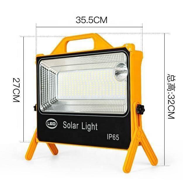 100W 200W 5 Modes With Usb Flash Light Ports Charge Mobile Devices Portable Work Lamp Solar Camping